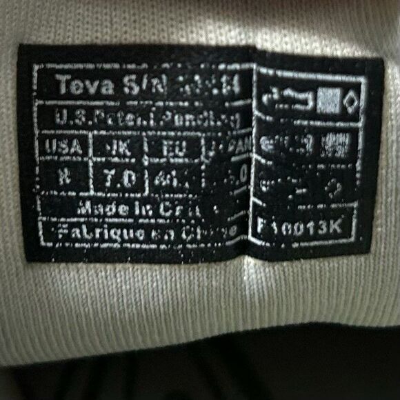 Teva TevaSphere Mens Size 8 Gray Green Athletic Trail Running Shoes Used - Picture 13 of 13